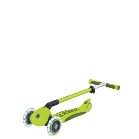 GLOBBER paspirtukas Go Up Deluxe Lights, laimo žalia, 748-606 