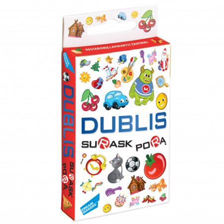 Vaikiškas kortų stalo žaidimas Dublis, BY01-1803C_LT BY01-1803C_LT