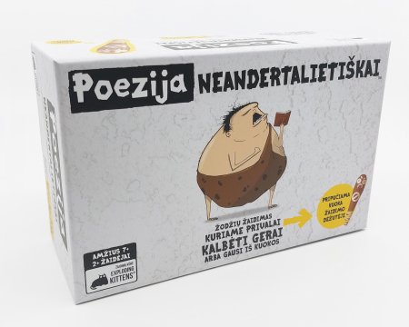 Stalo žaidimas Poezija Neandertalietiškai LT, 0810083040325 0810083040325
