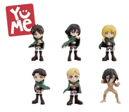 YUME Attack On Titan anime figūrėlė, paslaptinga dėžutė, 11750 