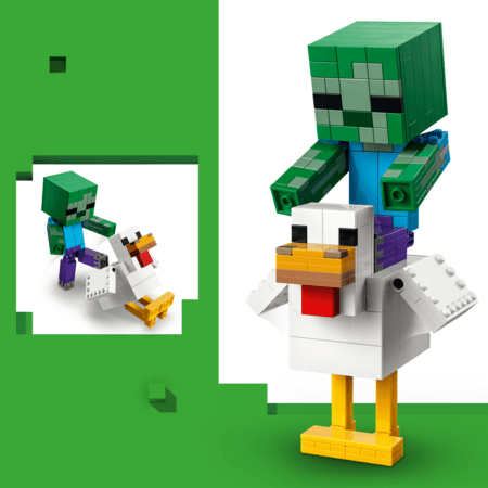 21582 LEGO® Minecraft® Vištų raitelis 