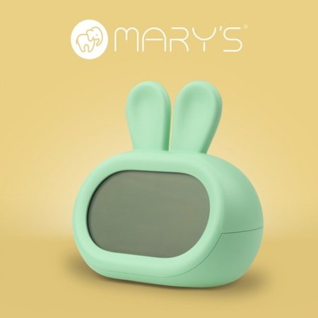 MARY'S laikrodis-žadintuvas RABBIT, Green, MW20731 