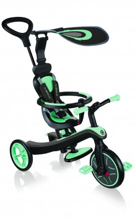 GLOBBER triratukas Trike Explorer 4in1, mėtinis, 632-206-2 632-206-2