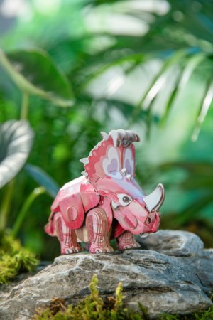 MAKEBUG 3D popierinė delionė sinoceratops, MB-D-0037 