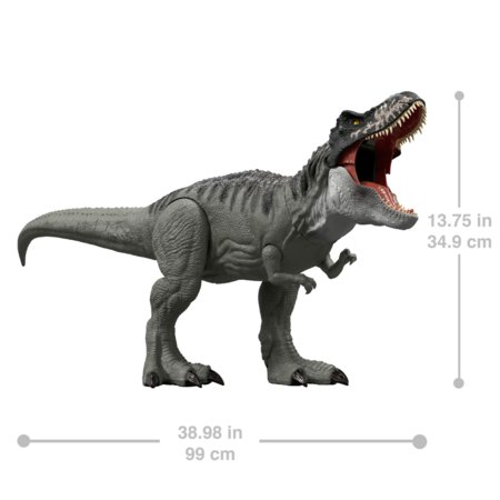 JURASSIC WORLD milžiniška figūrėlė – Super Colossal T. rex, JGB52 