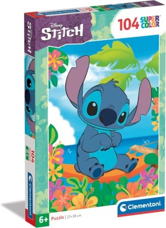 CLEMENTONI DISNEY STITCH dėlionė, 104 det., 25755 