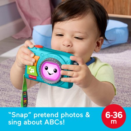 FISHER-PRICE LAUGH AND LEARN žaislinis fotoaparatas, JNV95 