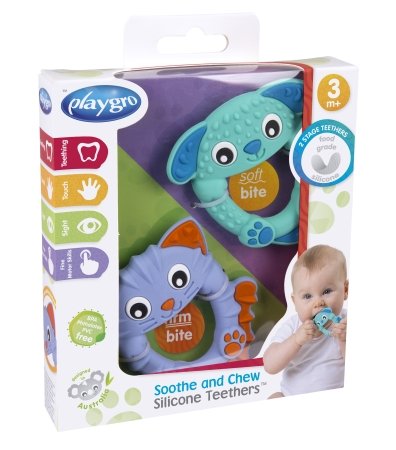 PLAYGRO kramtukas Soothe and Chew asort., 188759 