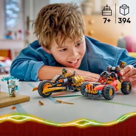 71864 LEGO® NINJAGO® Kai ir Cole kombinuotosios transporto priemonės 
