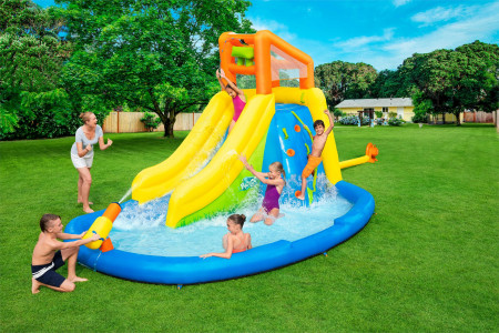 BESTWAY pripučiamas žaidimų centras Mount Splashmore Mega WaterPark, 53345 53345