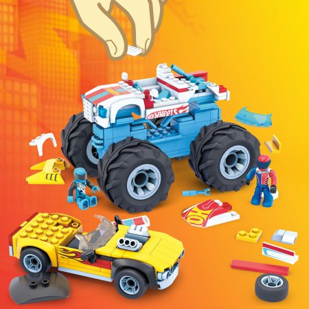 MEGA CONSTRUX HOT WHEELS konstruktorius Džipas ir auto, GYG22 GYG22