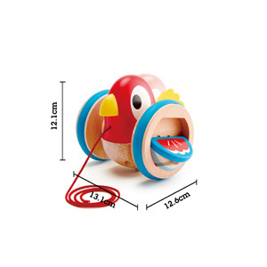 HAPE Traukiamas žaislas su virvele Paukštelis, E0360 E0360