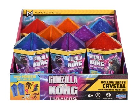 GODZILLA kristalas su staigmena 2" figūrėle,  35741 