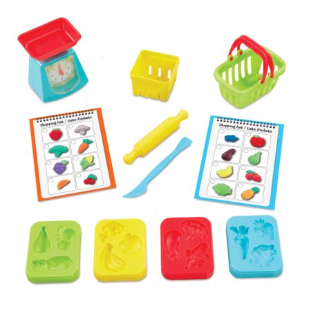 NICK JR. Ready Steady Dough vaisių ir daržovių plastilino rinkinys, 318-13184 