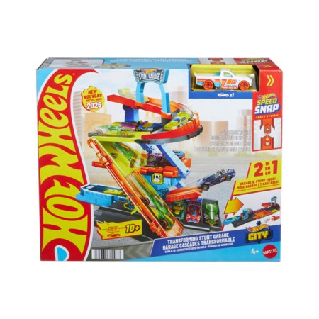 HOT WHEELS City triukų garažas 2in1, JHL94 