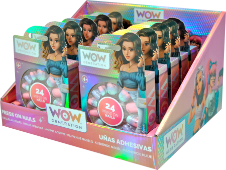 WOW GENERATION priklijuojami nagai, 24 vnt., WOW00019 