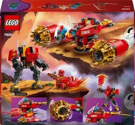 71830 LEGO® NINJAGO® Kajaus audros robotas-motociklas 