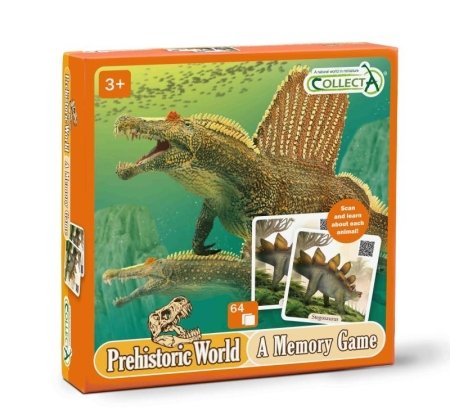 COLLECTA Atminties žaidimas - priešistorinis pasaulis 64vnt., 84236 