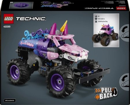 42220 LEGO® Technic Spyruoklinis Monster Jam™ Sparkle Smash™ 