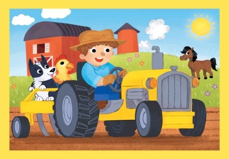 CLEMENTONI dėlionė Busy at Work, 4in1, 21741 