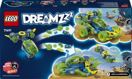 71491 LEGO® DREAMZzz™ Mateo ir Z-Blob lenktyninis veiksmo automobilis 