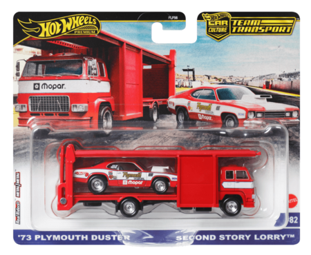 HOT WHEELS automodeliukas Vilkikas su automobiliu asort., FLF56