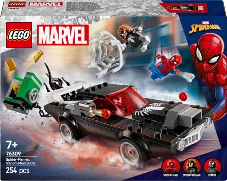 76309 LEGO® Super Heroes Marvel Žmogus voras prieš Venomo galingą automobilį 