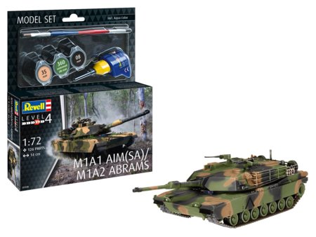 REVELL modelis M1A1 AIM(SA)/ M1A2 Abrams, 63346 