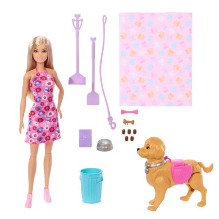 BARBIE Walk & Potty lėlės rinkinys, JJB46 