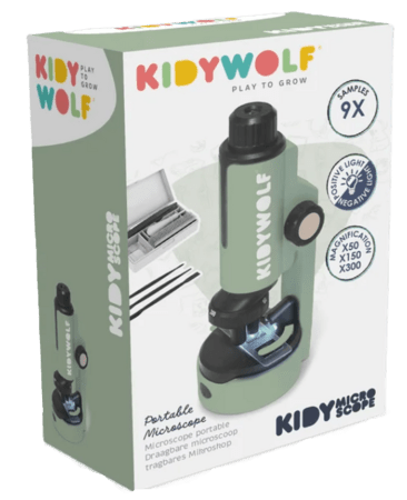KIDYWOLF nešiojamasis mikroskopas KIDYMICROSCOPE, KIDYMICROSCOPE-GR 