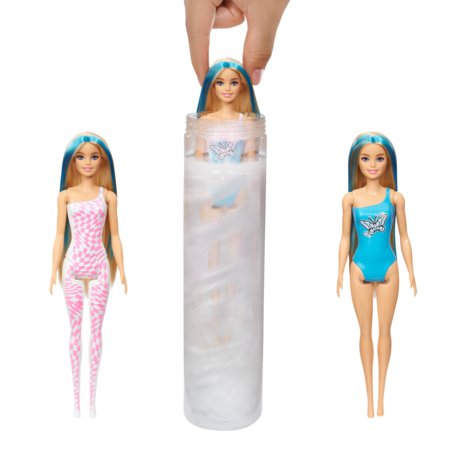 BARBIE Barbės spalvų siurprizų rinkinys, vaivorykštės  serija, HRK06 