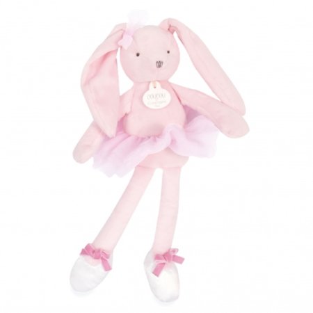 DOUDOU ET COMPAGNIE minkšta lėlė- balerina kiškis 30cm, DC3972 