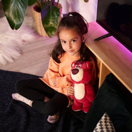 SIMBA Disney pliušinis žaislas Lotso su lazdele, 25cm, 6315870586NPB 