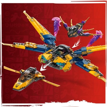 71833 LEGO® NINJAGO® Raso ir Arino audros superlėktuvas 