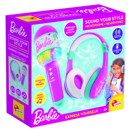 LISCIANI BARBIE mikrofonas ir ausinės Sound Your Style, 104468 