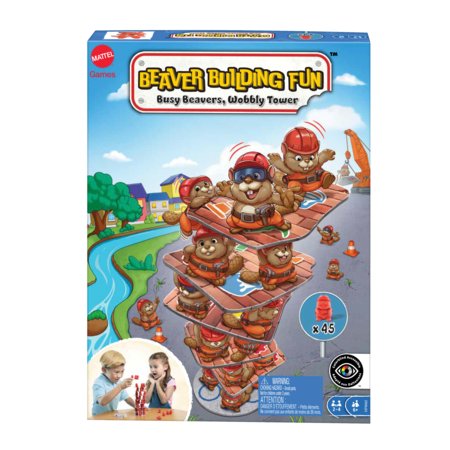MATTEL GAMES stalo žaidimas Linksmieji Bebriukai, HPW60 