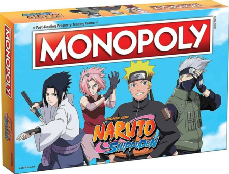 MONOPOLY stalo žaidimas Naruto, EN, WM00167-EN1-6 