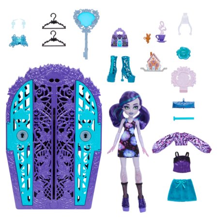MONSTER HIGH Skulltimates siurprizų rinkinys Tvyla, vidurnakčio sodo serija, HYT74 