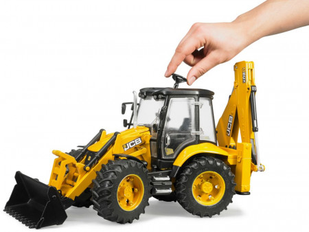 BRUDER traktorius su krautuvu JCB 5CX eco Backhoe, 02454 02454