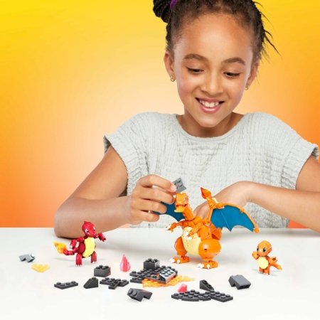 MEGA CONSTRUX POKEMON konstruktorius Charmander evoliucija, HFG06 HFG06