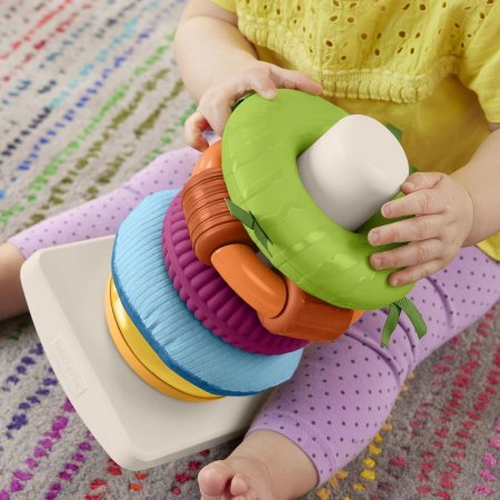 FISHER PRICE Bokštelis supk ir statyk jutiminis, HXK47 