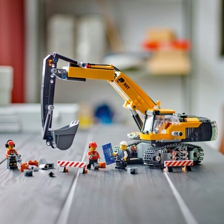 60420 LEGO® City Big Vehicles Geltonas statybų ekskavatorius 