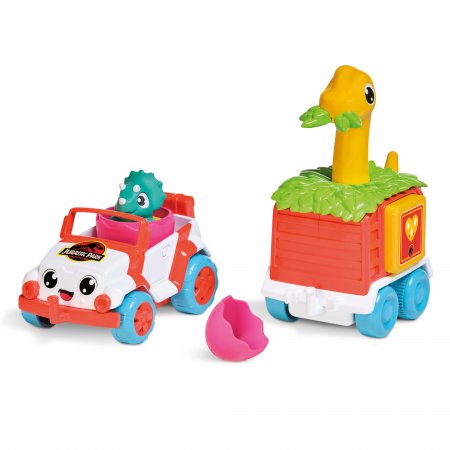 TOMY mašinėlės rinkinys su dinozauru Dino Rescue Ranger, E73253 E73253