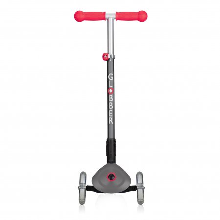 GLOBBER paspirtukas Primo Foldable, pilkas-raudonas, 430-120-2 430-120-2