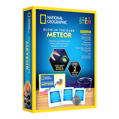 NATIONAL GEOGRAPHIC rinkinys Glow in the Dark Meteor, RTMETEORINT 