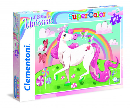 CLEMENTONI Dėlionė Vienaragis 104pcs., 27109 27109