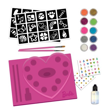 LISCIANI BARBIE blizgančių tatuiruočių gaminimo rinkinys My Glitter Tattoo, 100958 