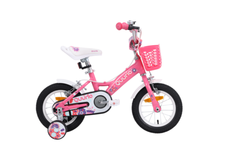QUURIO BIKE vaikiškas dviratis, dydis 12”, rožinis, J24Y019 