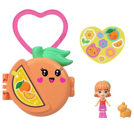 POLLY POCKET mini figūrėlių rinkinys Fruit Surprise, asort., JKC86 