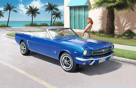 REVELL 1:24 modelis Ford Mustang 60th Anniversary, 05647 